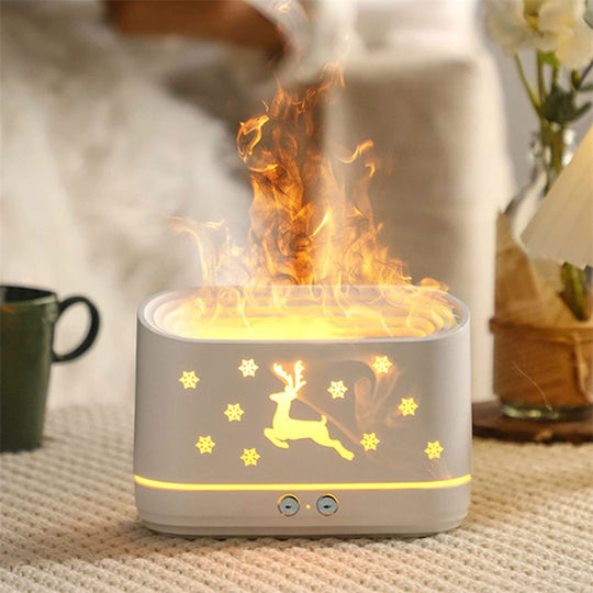Reindeer Flame Humidifier Diffuser