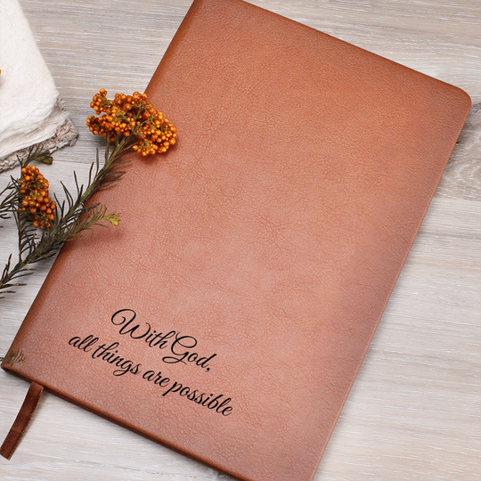 With God, all things are possible Journal