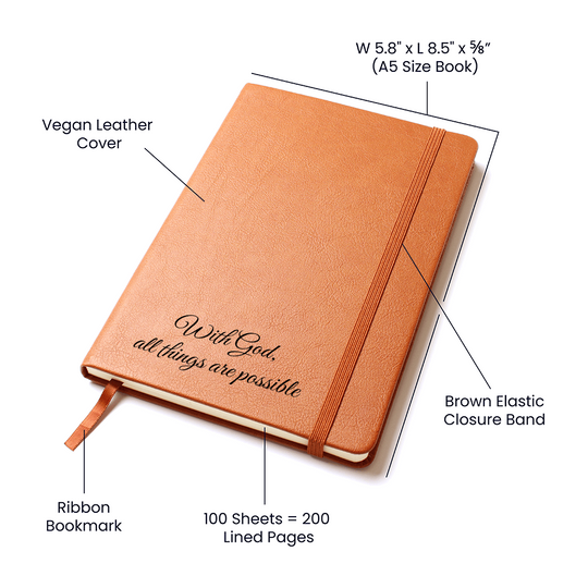 With God, all things are possible Journal