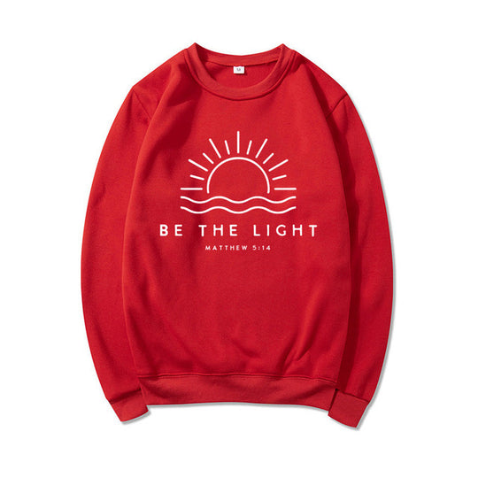 Be The Light - Matthew 5:14 Women's Fleece-lined Crew Neck Sweatshirt