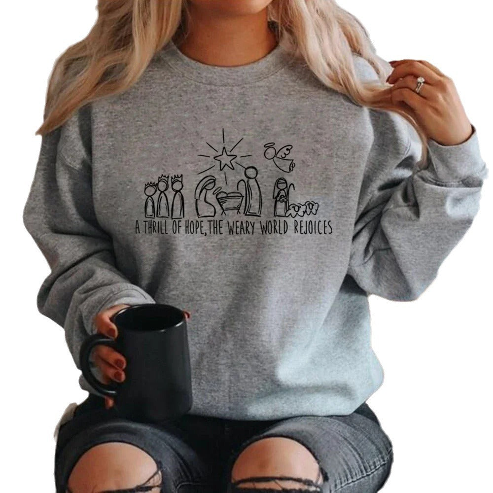 Christmas Nativity Scene Sweatshirt