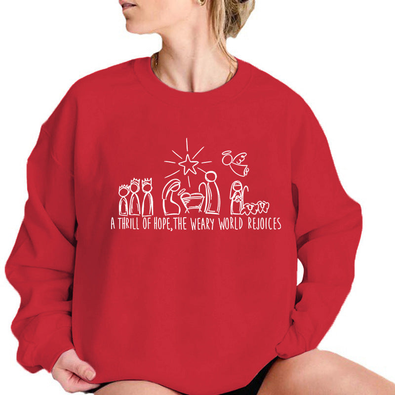 Christmas Nativity Scene Sweatshirt