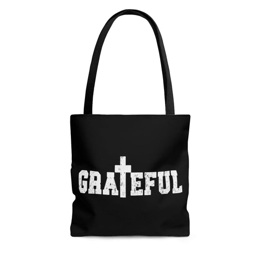 Large Tote Bag - Grateful Christian Inspiration Affirmation-0