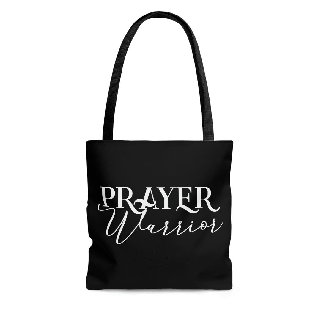 Large Tote Bag - Prayer Warrior Christian Inspiration-0