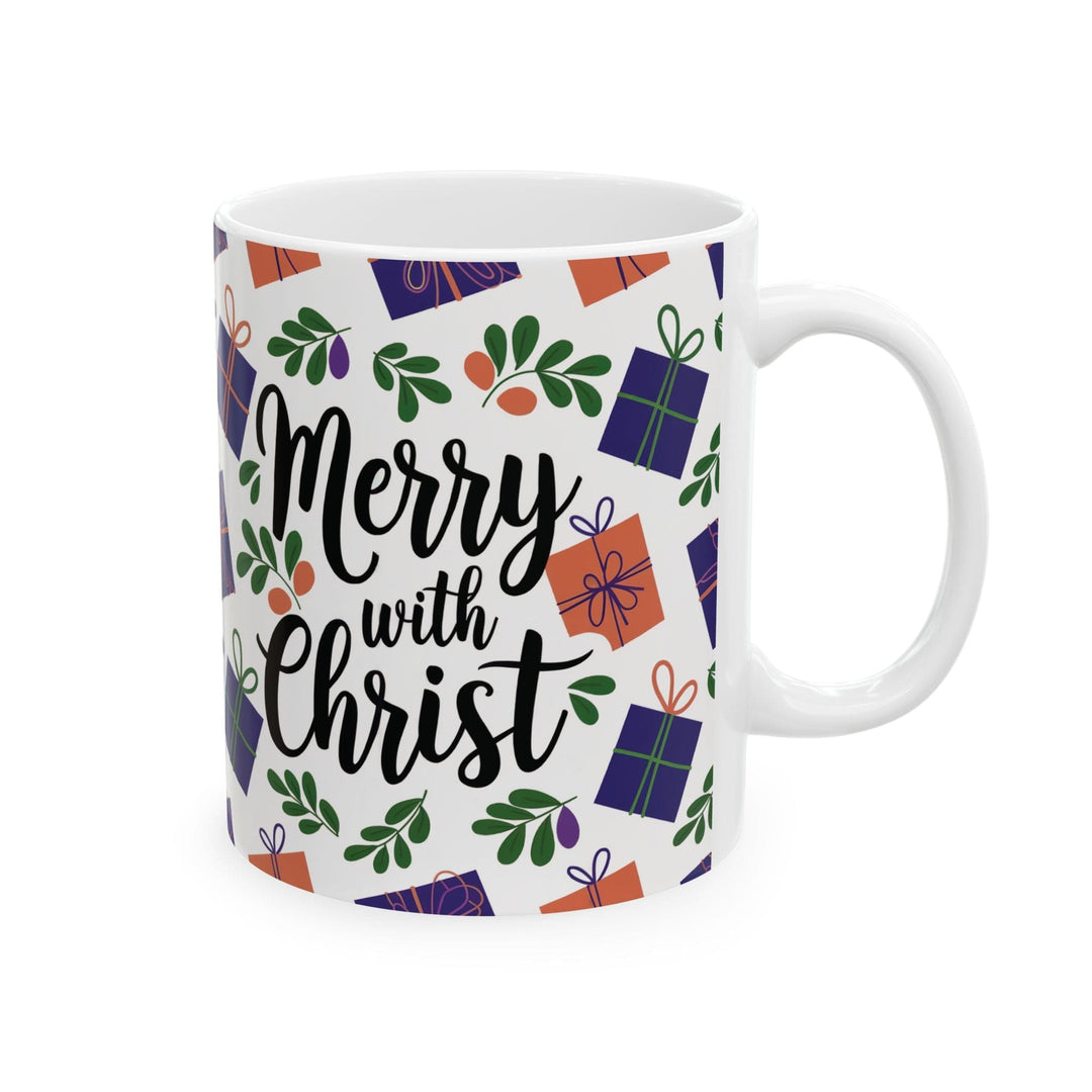 Ceramic Gift Mug - Merry with Christ-0