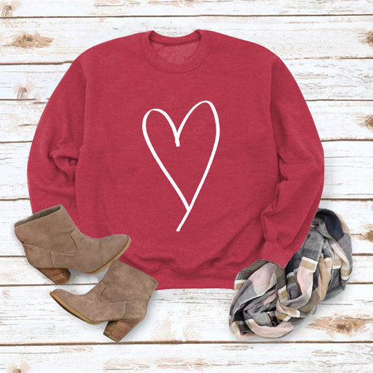 Valentine's Day Crew Neck Sweatshirt