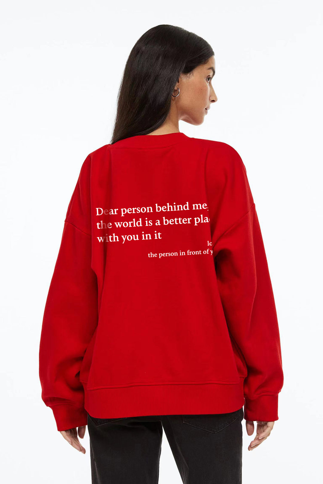 You Are Enough Women's Fleece-lined Crew Neck Sweatshirt