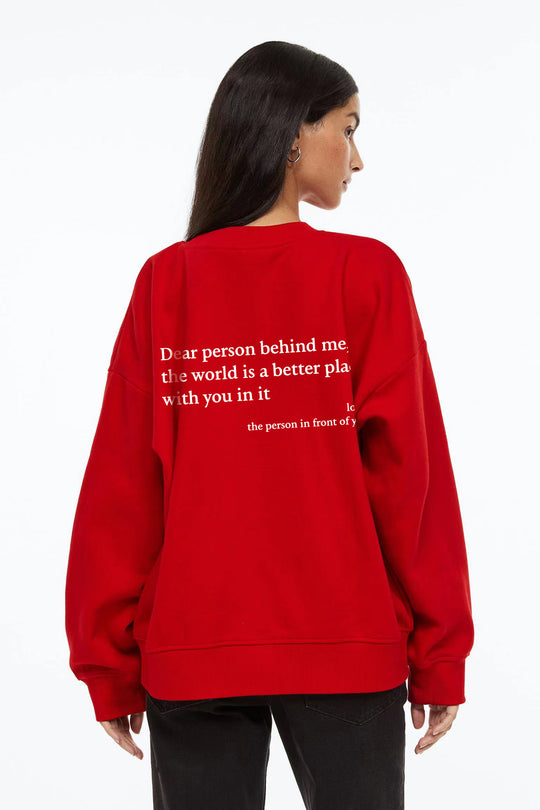 You Are Enough Women's Fleece-lined Crew Neck Sweatshirt