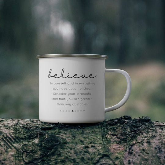Enamel Camping Mug Believe in Yourself-3