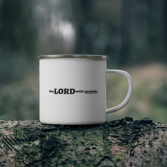 Enamel Camping Mug - the Lord will Provide - Genesis 22:14 Christian Inspiration-3