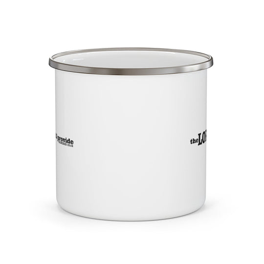 Enamel Camping Mug - the Lord will Provide - Genesis 22:14 Christian Inspiration-1
