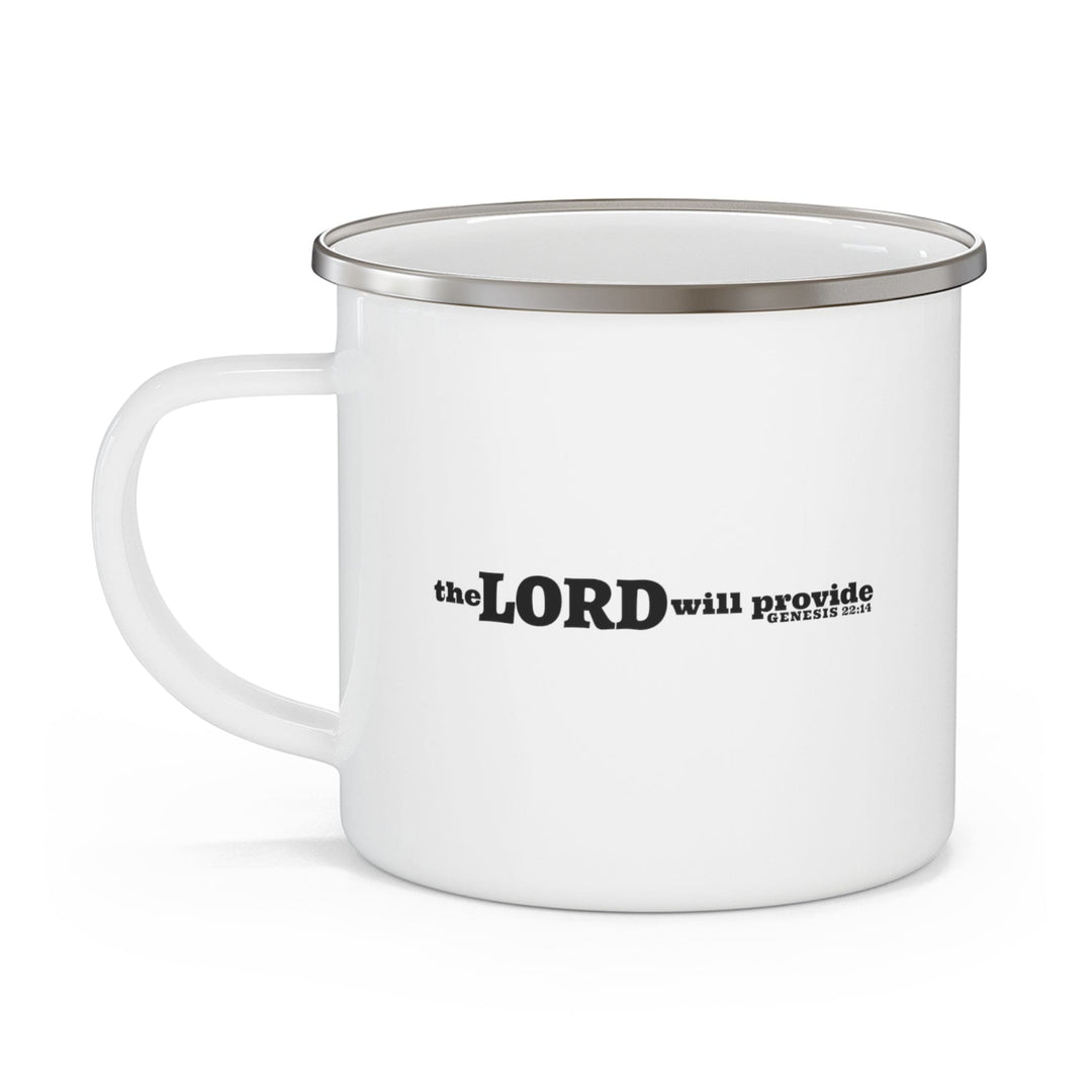 Enamel Camping Mug - the Lord will Provide - Genesis 22:14 Christian Inspiration-2
