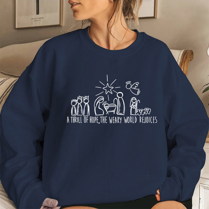 Christmas Nativity Scene Sweatshirt