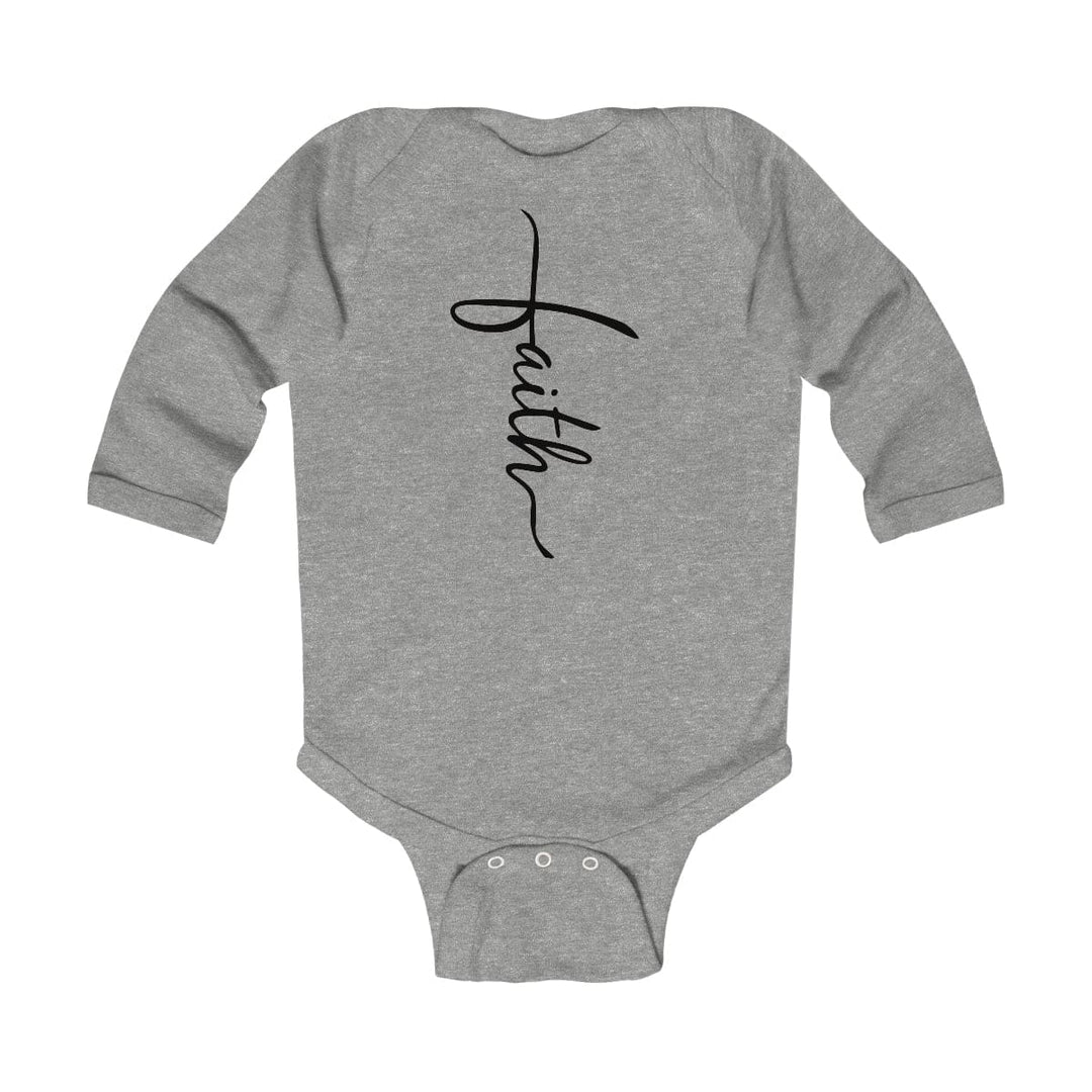 Infant Long Sleeve Bodysuit - Faith Christian Inspiration-1
