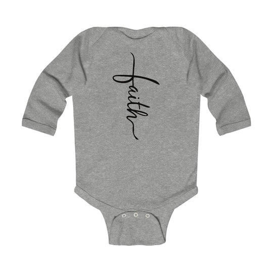 Infant Long Sleeve Bodysuit - Faith Christian Inspiration-1