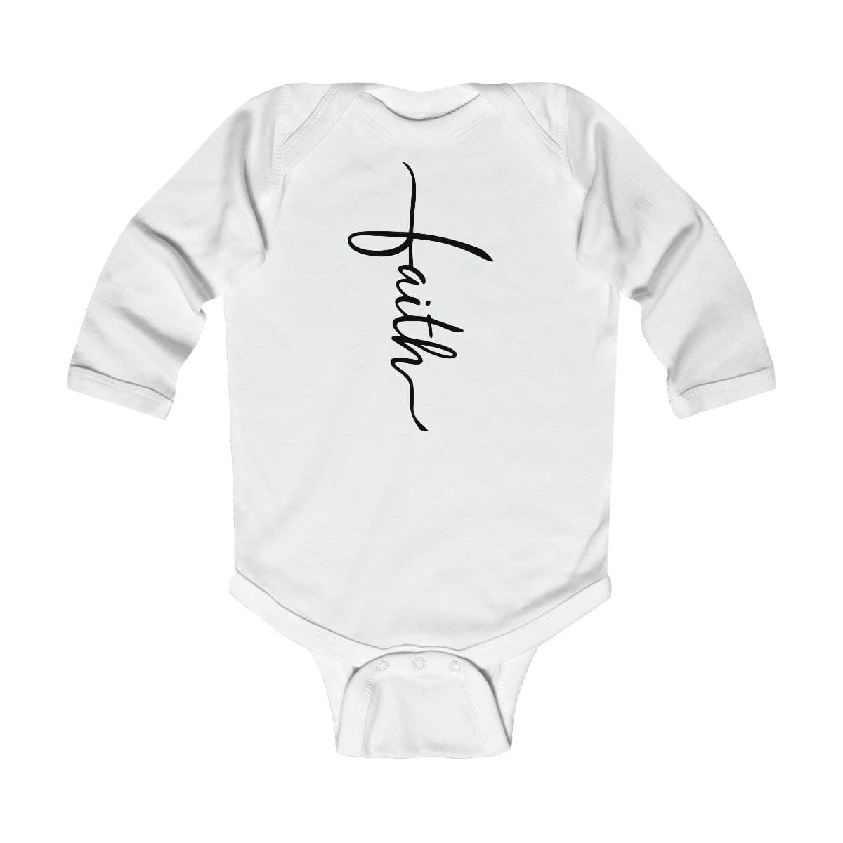 Infant Long Sleeve Bodysuit - Faith Christian Inspiration-0