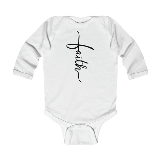 Infant Long Sleeve Bodysuit - Faith Christian Inspiration-0