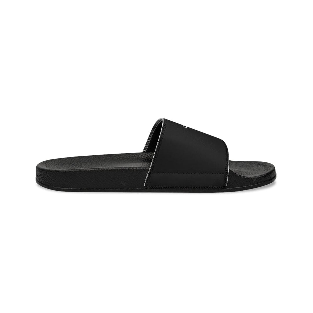 Mens Black Slide Sandals - Faith Christian Inspiration-2