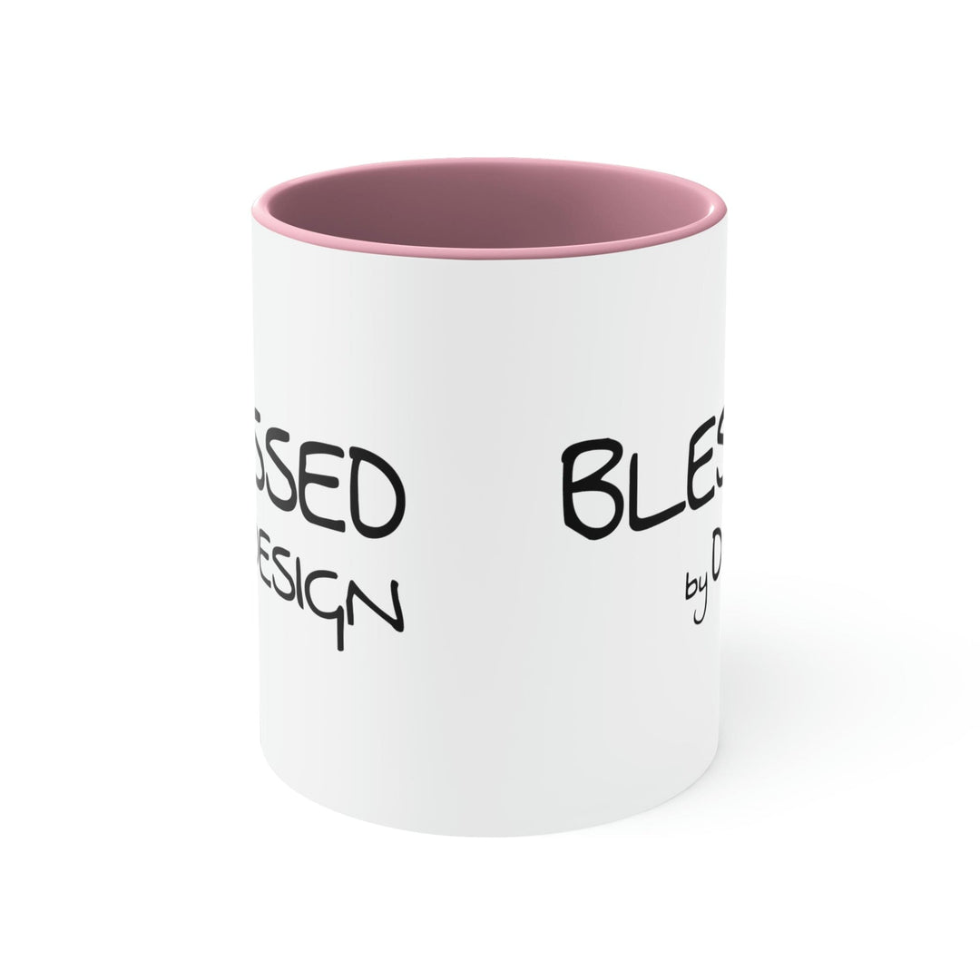 Two-tone Accent Ceramic Mug 11oz - Blessed by Design Illustration-6