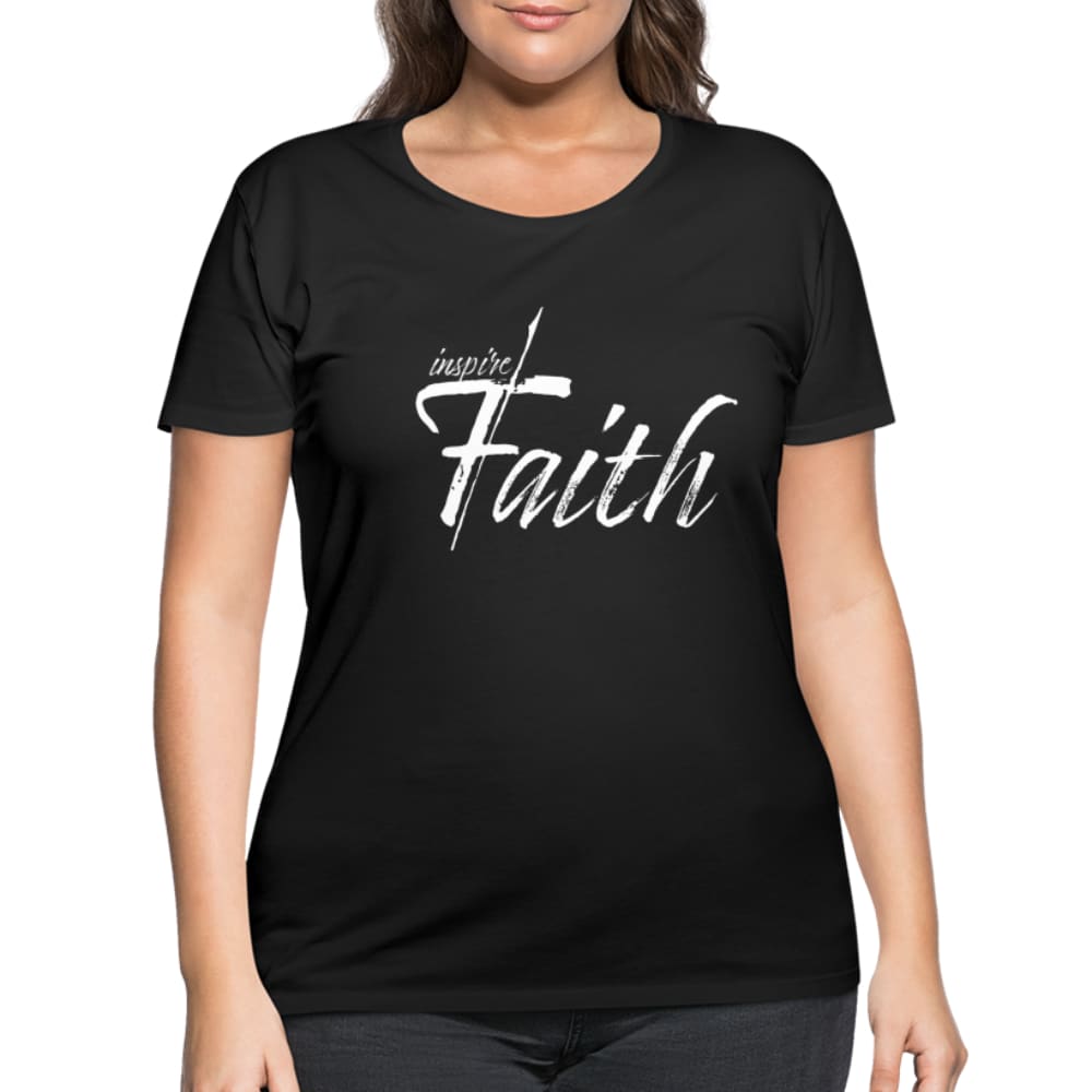 Graphic Tee - Inspire Faith - Womens Plus Size Curvy T-shirt-0