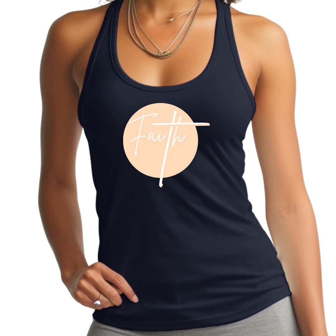 Womens Fitness Tank Top Graphic T-shirt Faith - Christian-2