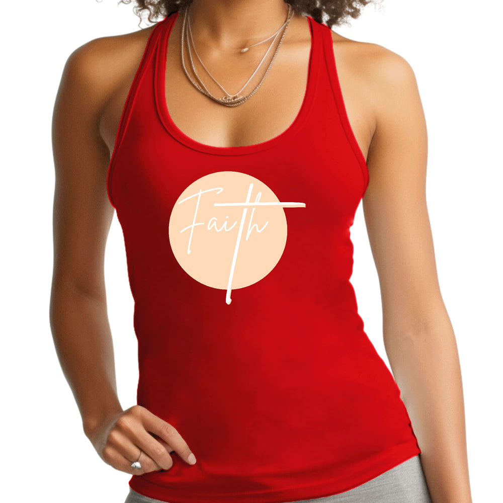 Womens Fitness Tank Top Graphic T-shirt Faith - Christian-1
