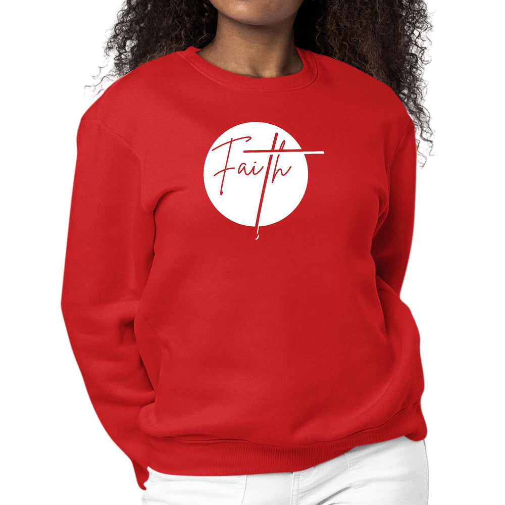 Womens Graphic Sweatshirt Faith-1