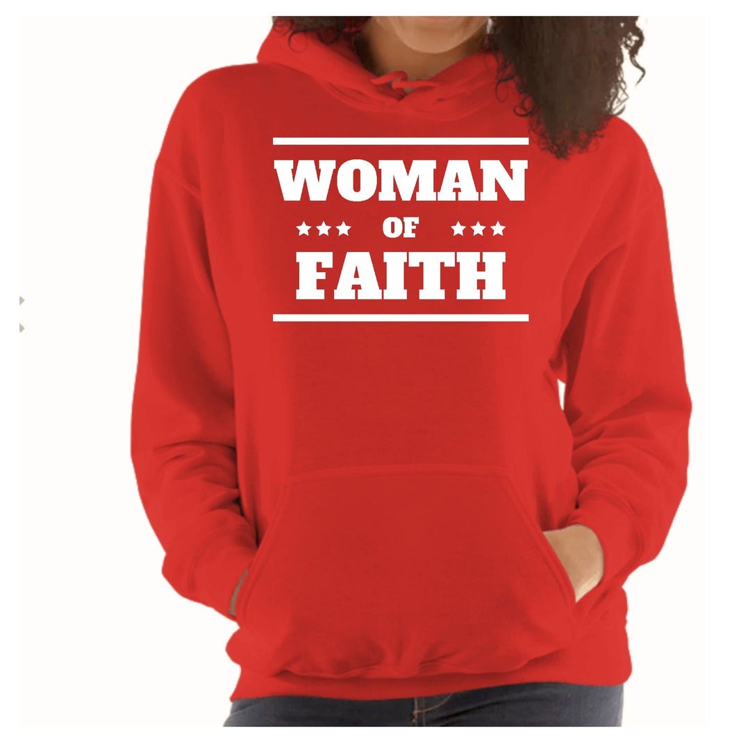 Womens Hoodie - Woman of Faith-2